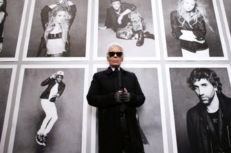 Lo stilista Karl Lagerfeld, scomparso nel 2019