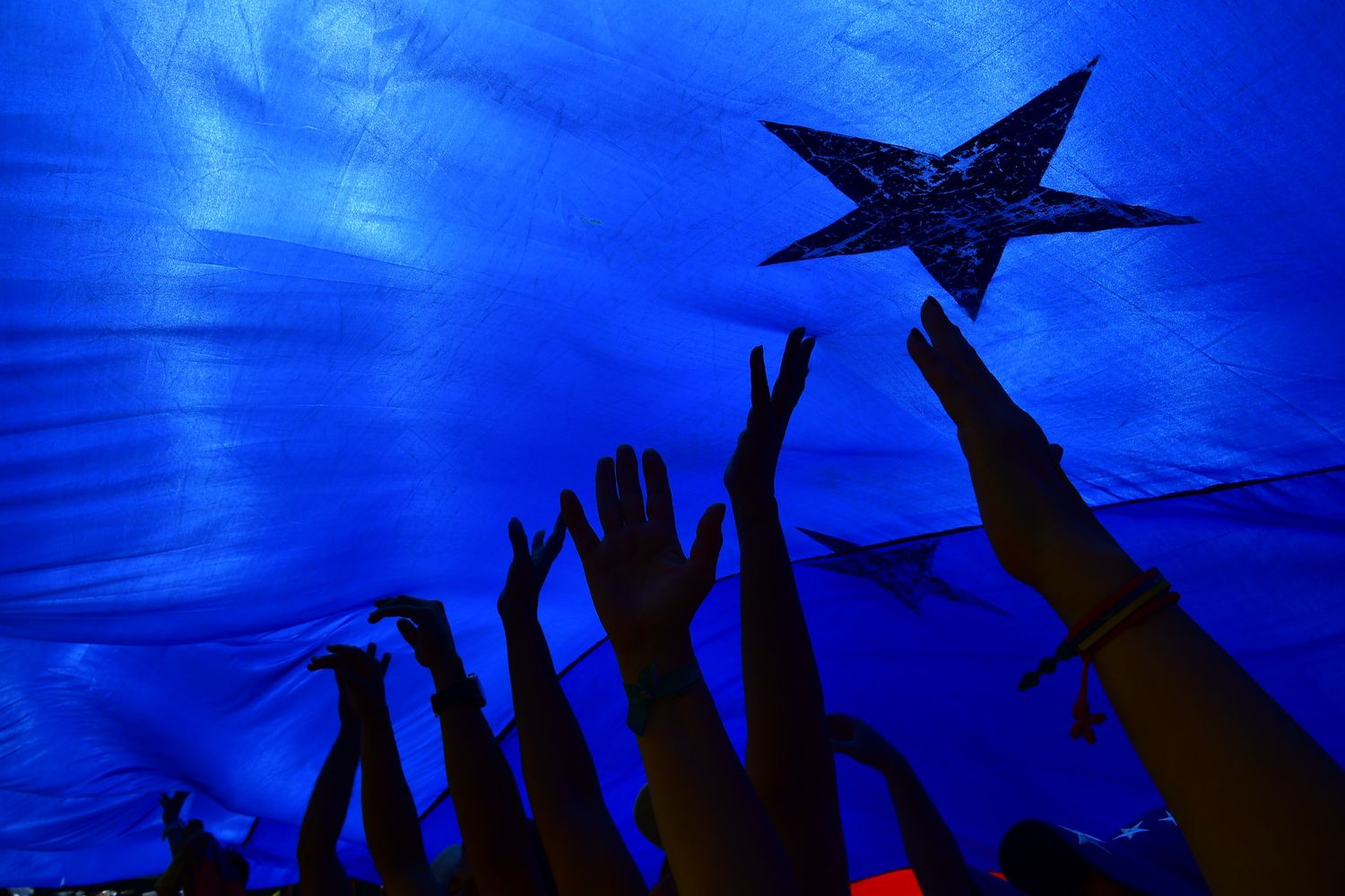 Una manifestazione in Venezuela