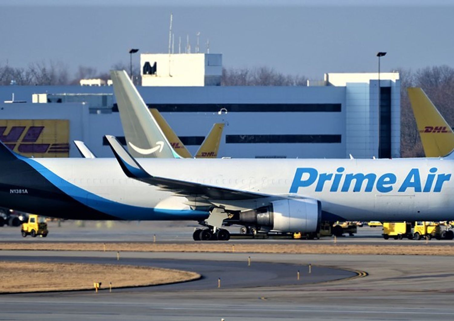 Un aereo di Amazon Prime Air