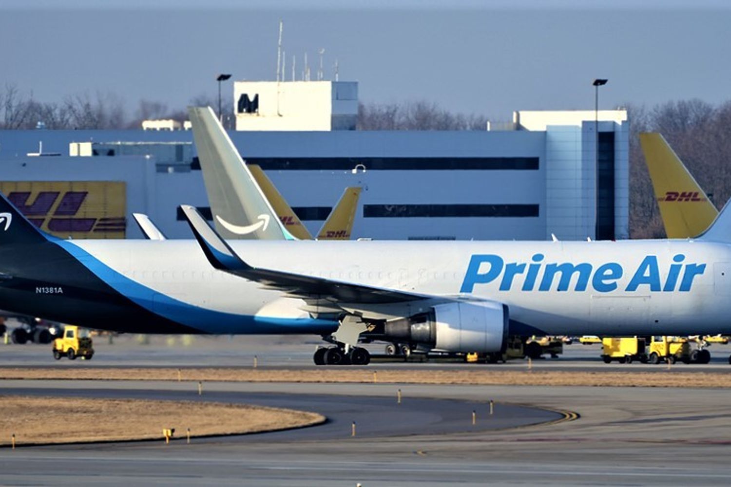 Un aereo di Amazon Prime Air