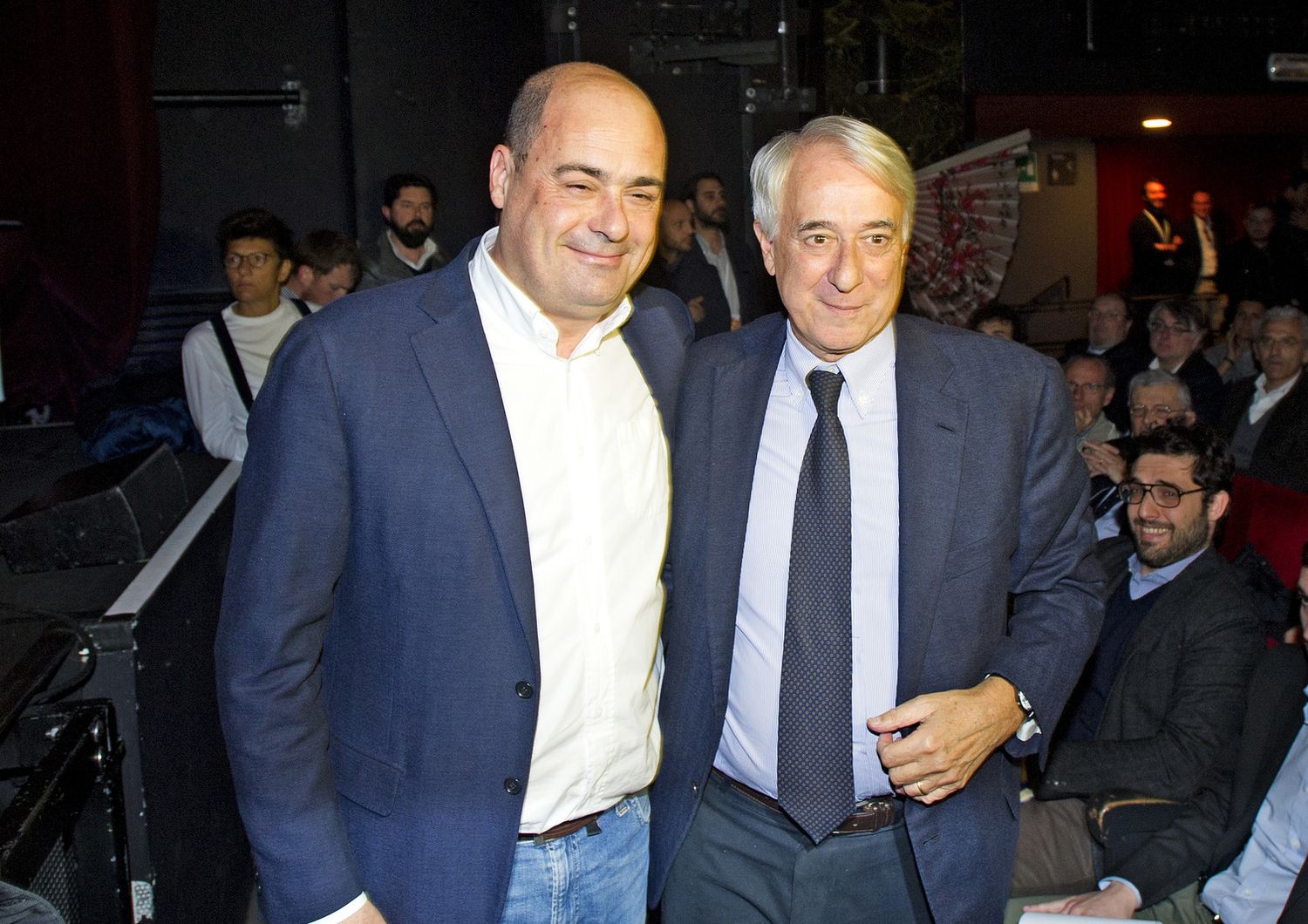 Nicola Zingaretti e Giuliano Pisapia