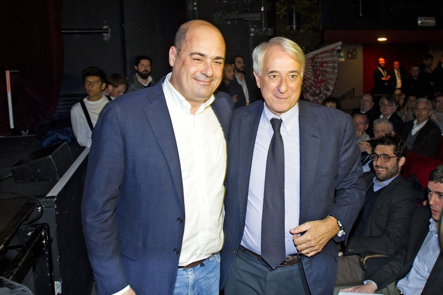 Nicola Zingaretti e Giuliano Pisapia