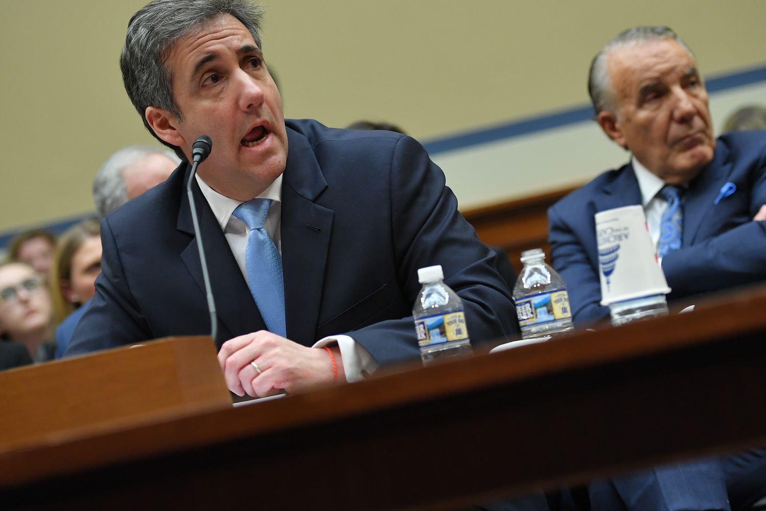 Michael Cohen durante la sua testimonianza&nbsp;