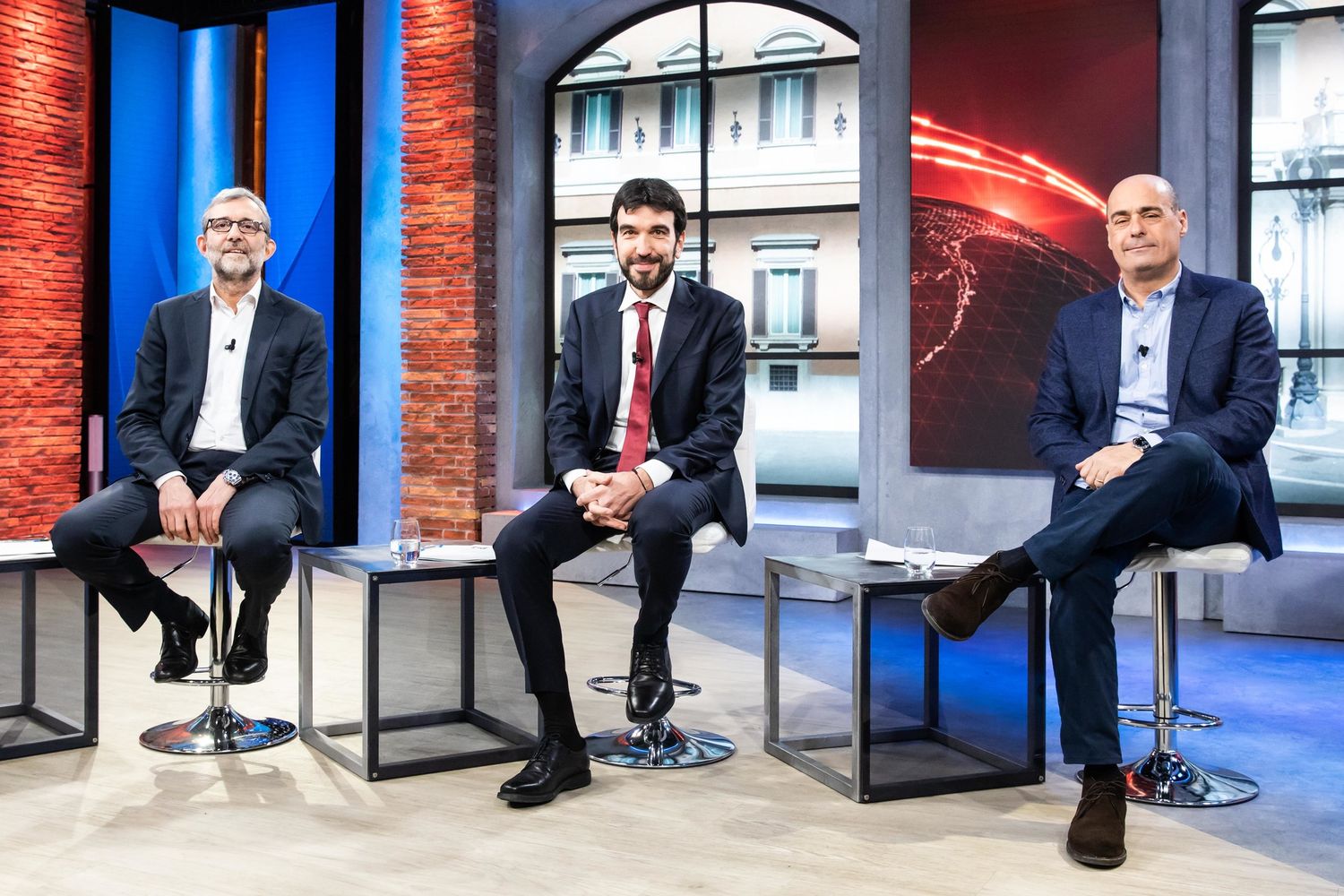 Giachetti, Martina e Zingaretti