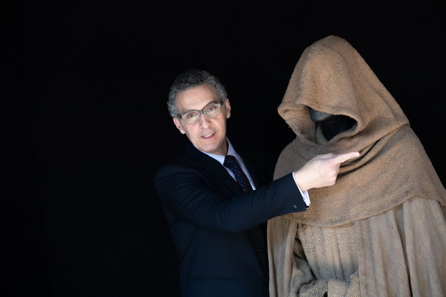 John Turturro durante la presentazione de Il nome della rosa