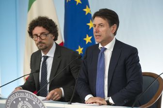 Danilo Toninelli e Giuseppe Conte&nbsp;