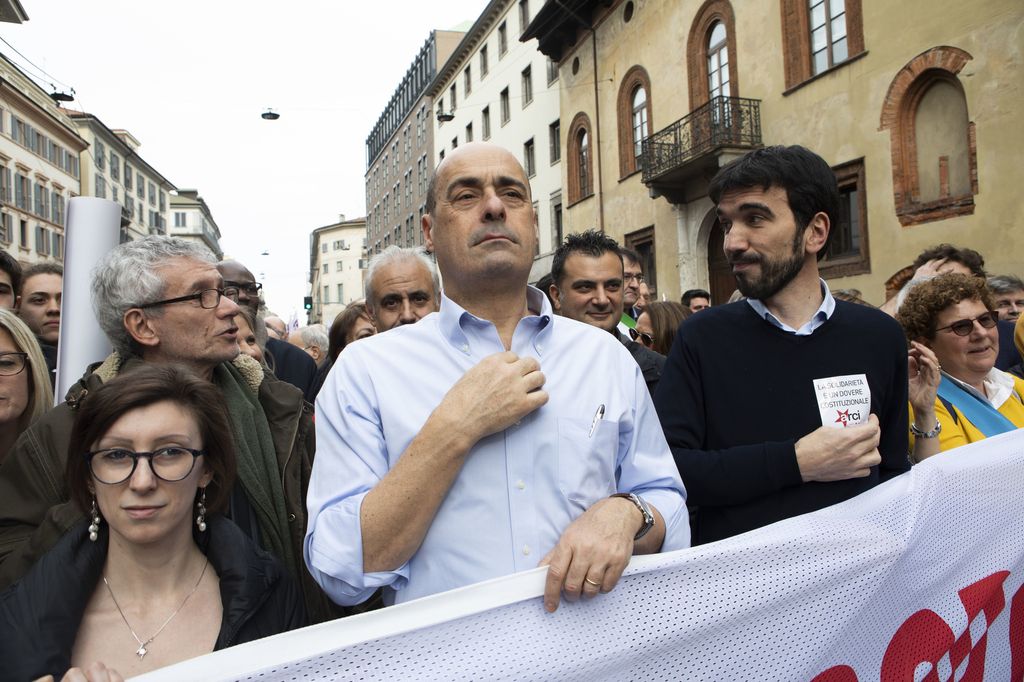 Nicola Zingaretti e Maurizio Martina