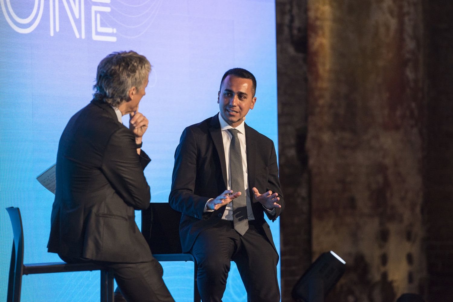 Riccardo Luna e Luigi Di Maio