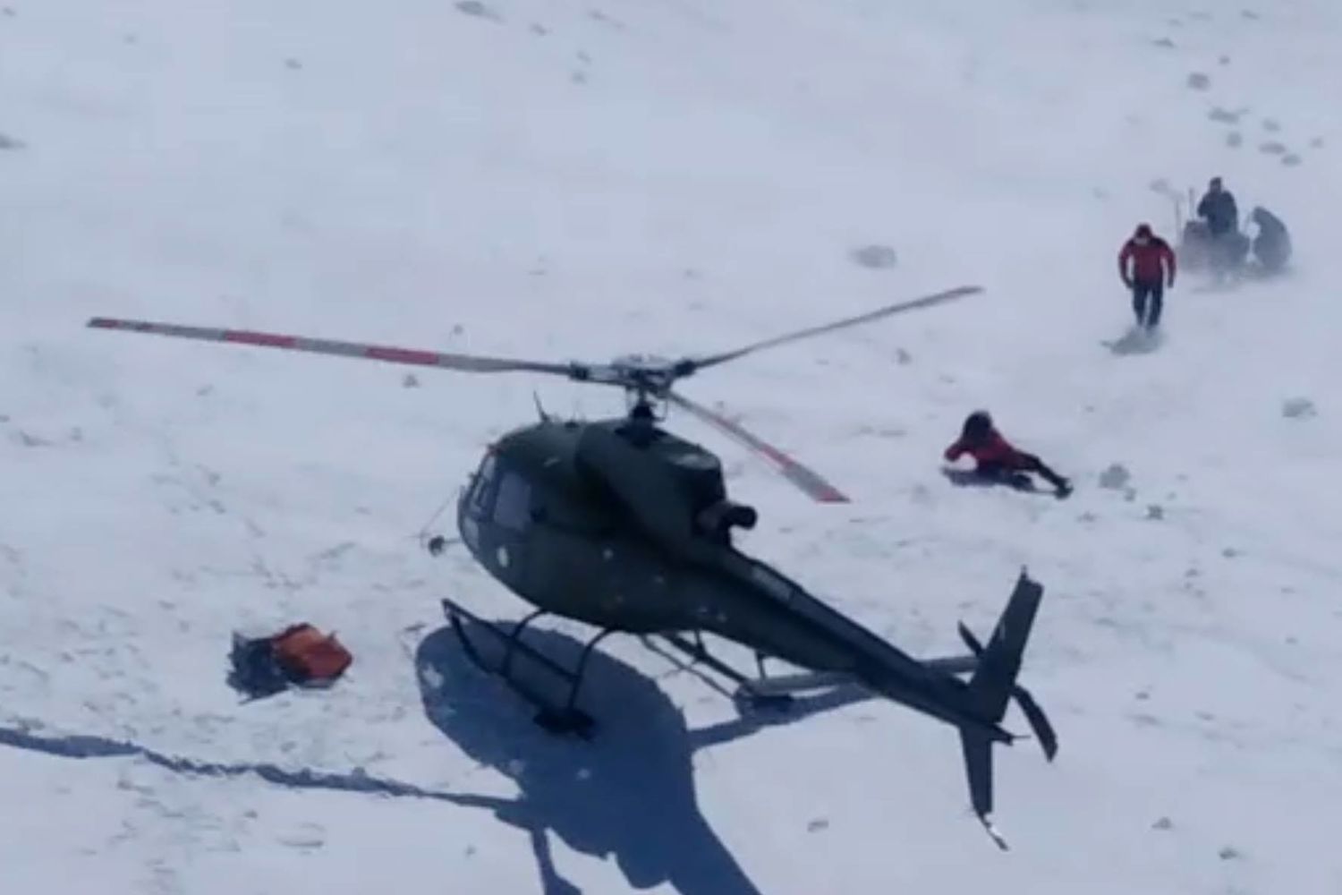 Elicottero pakistano per soccorsi su Nanga Parbat