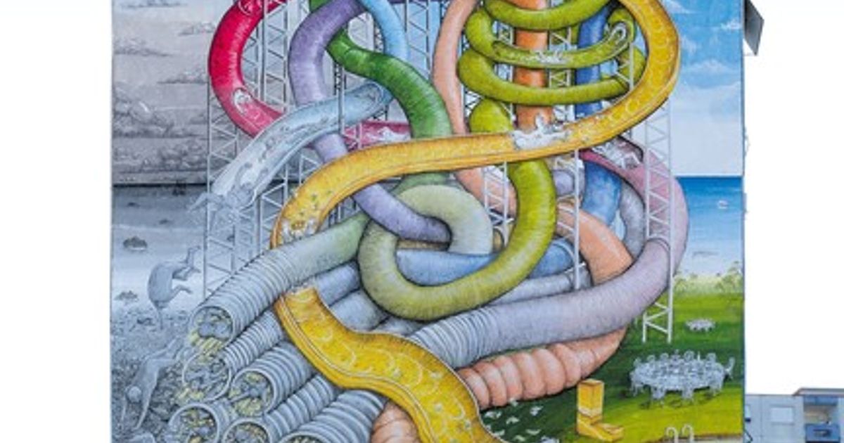 La rivoluzione a colori dello street artist Blu continua