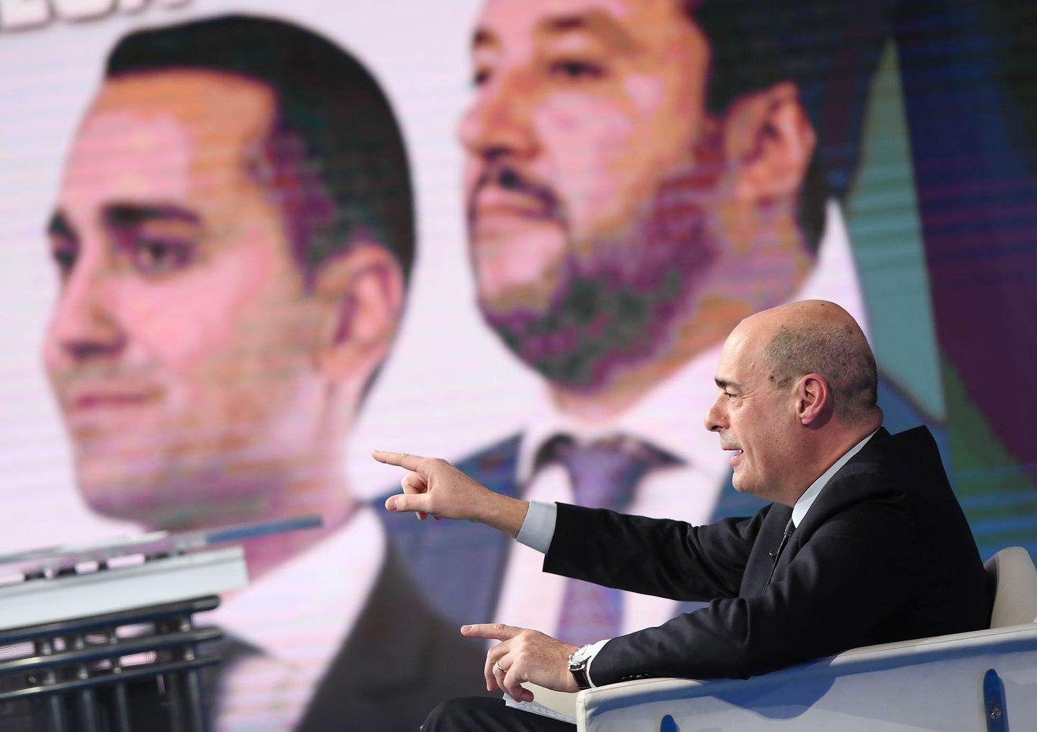 Luigi Di Maio, Matteo Salvini e Nicola Zingaretti