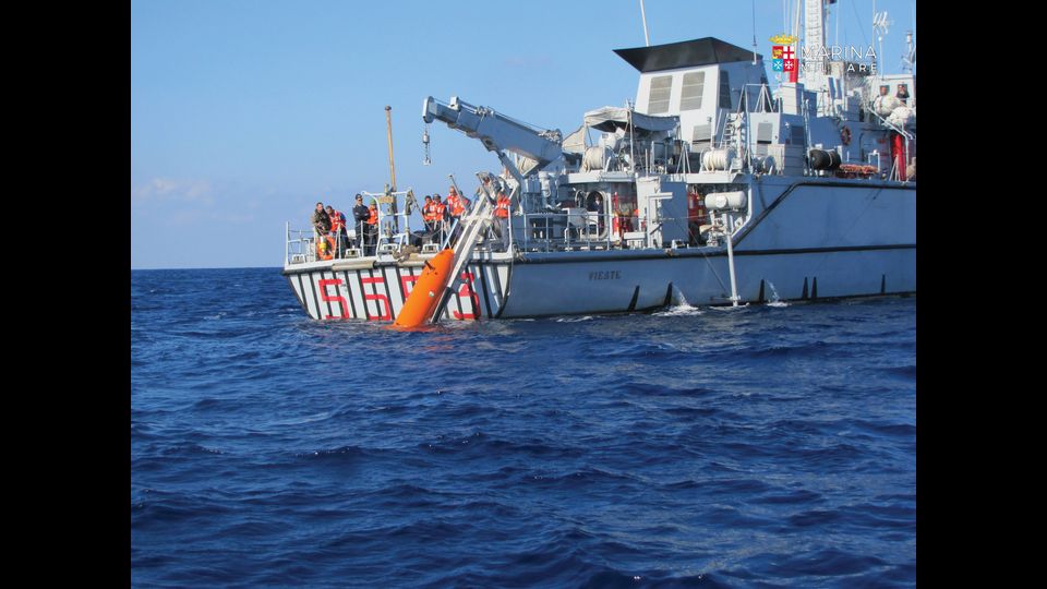 Vieste messa a mare Hugin