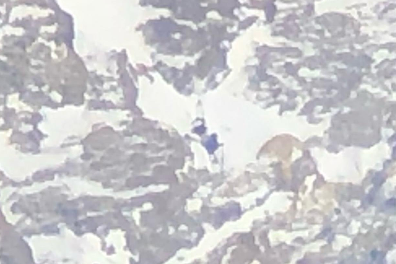 La foto scattata da Alex Txikon mostra i corpi di Nardi e Ballard