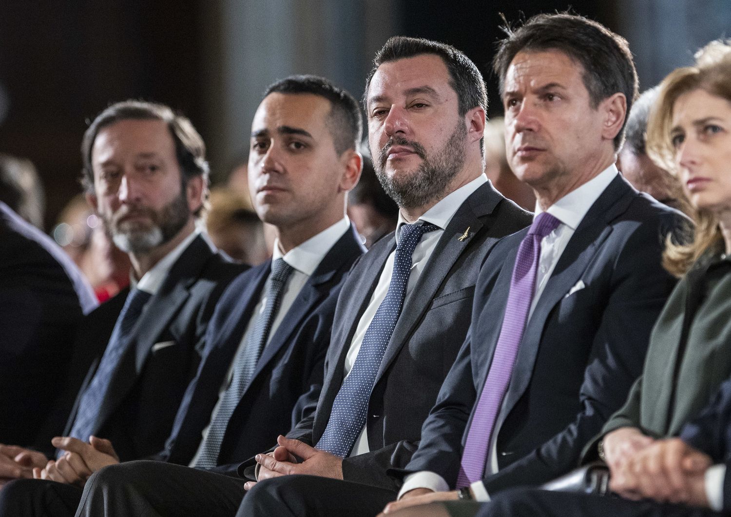 Di Maio, Salvini e Conte