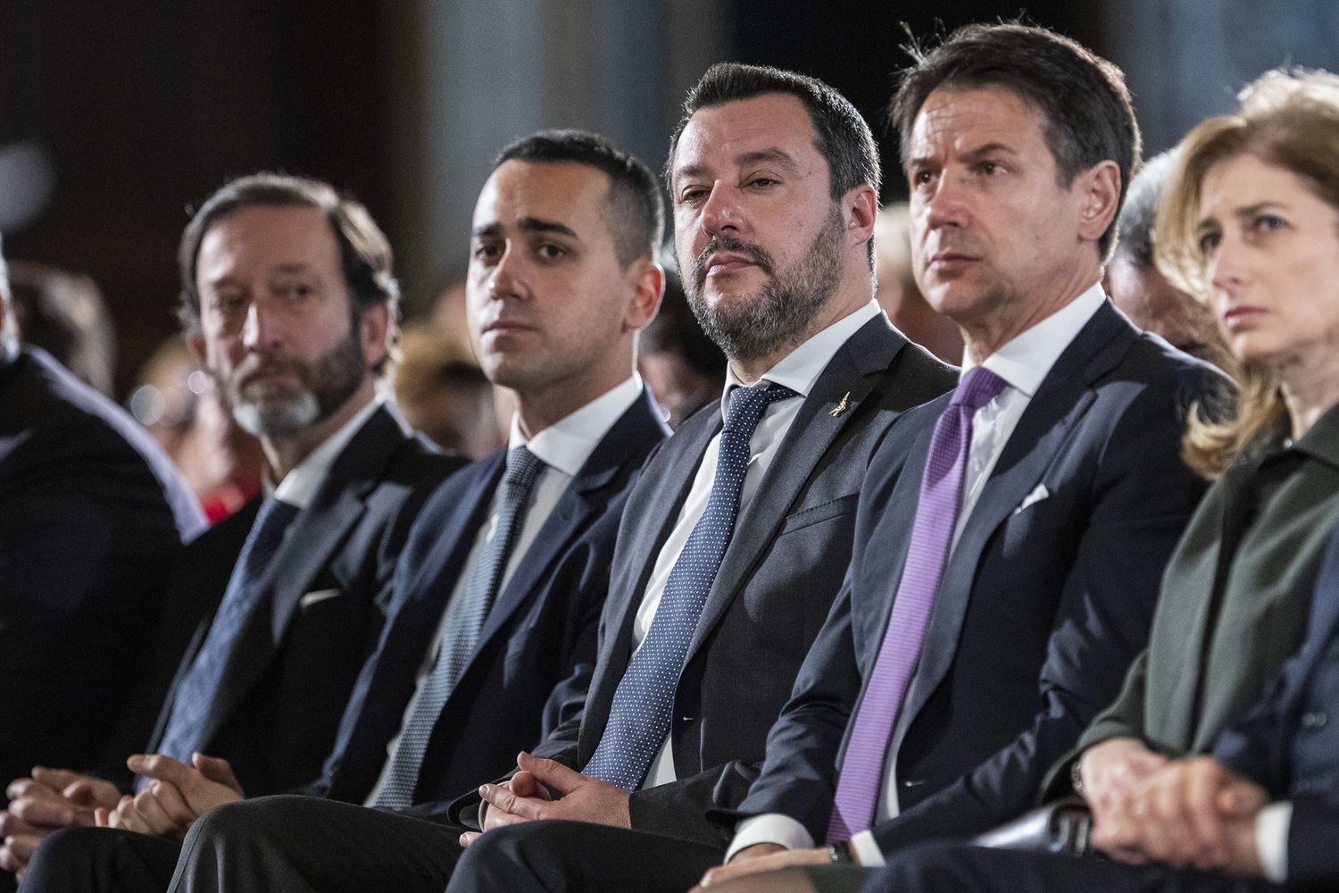 Di Maio, Salvini e Conte