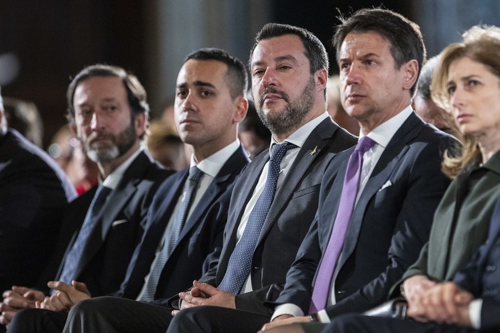 Di Maio, Salvini e Conte