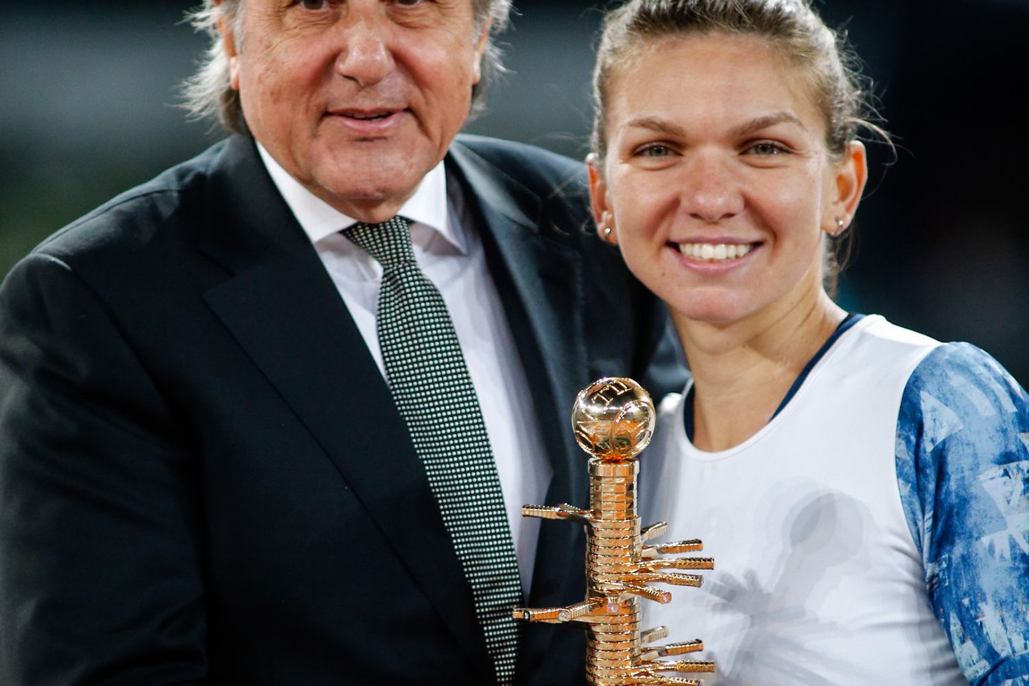 Ilie Nastase e Simona Halep
