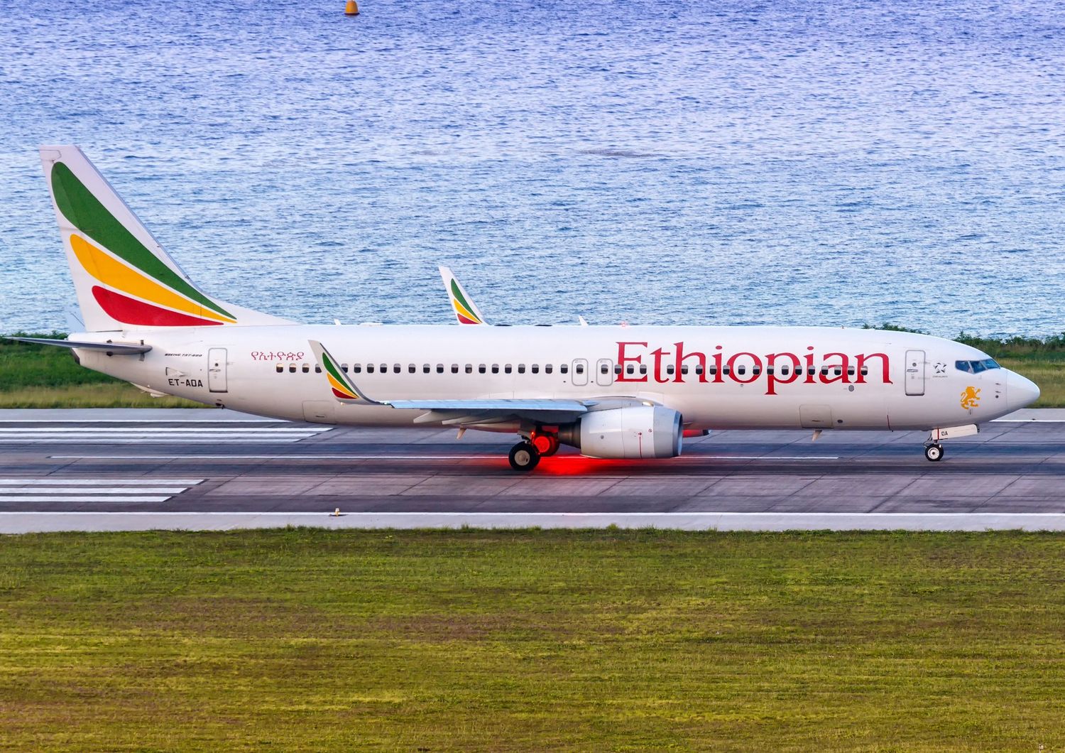 Un Boeing 737-800 della Ethiopian Airlines