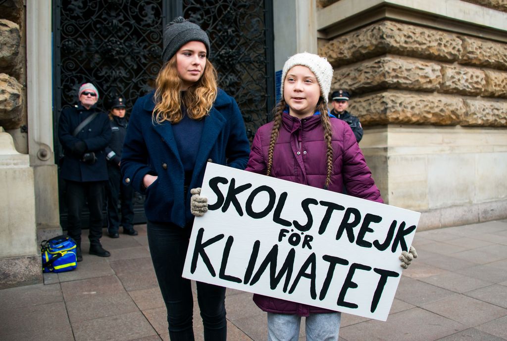 Luisa Neubauer con Greta Thunberg&nbsp;