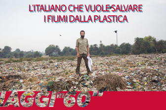 L&#39;italiano che vuole salvare i fiumi dalla plastica