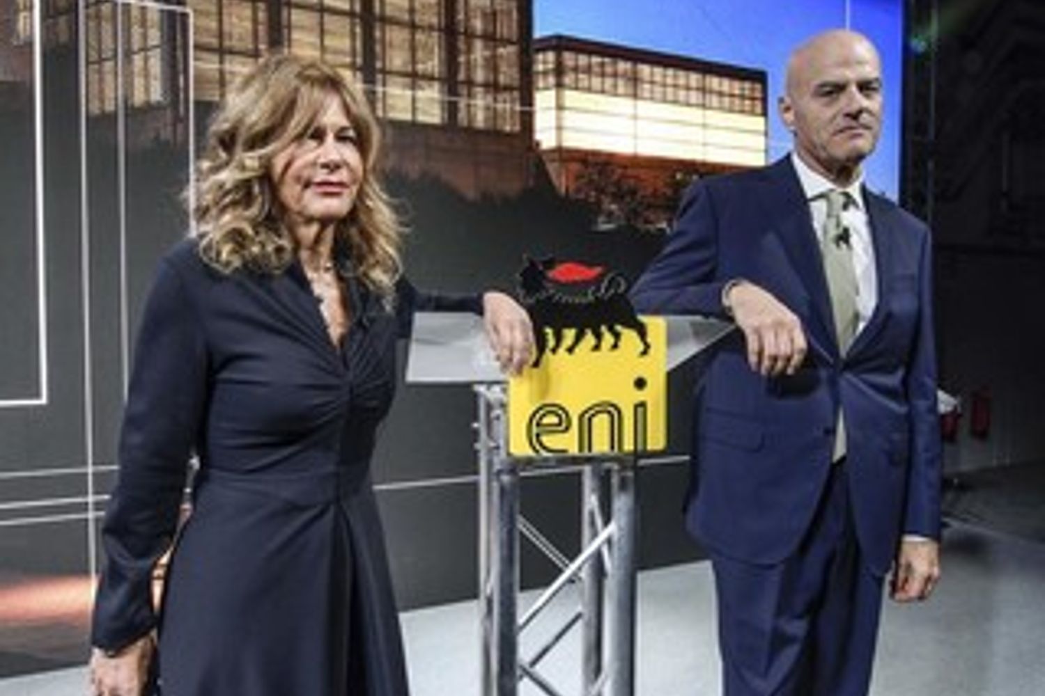 Emma Marcegaglia e Claudio Descalzi
