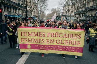 Manifestazioni per l'8 marzo in Francia