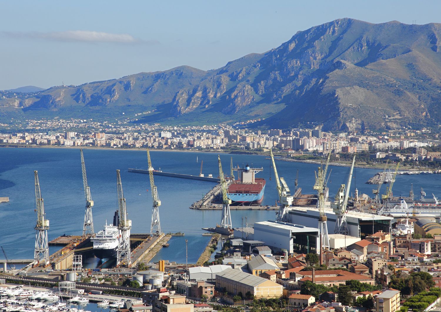 Il porto di Palermo&nbsp;