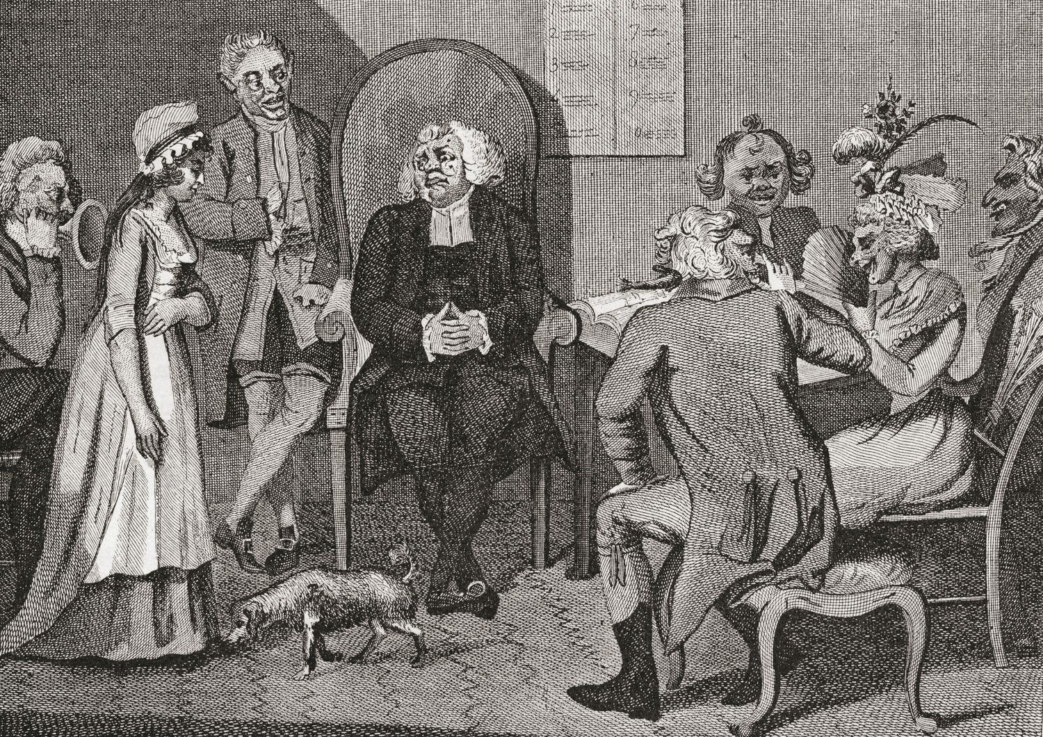 Un divorzio in una stampa inglese del 1780