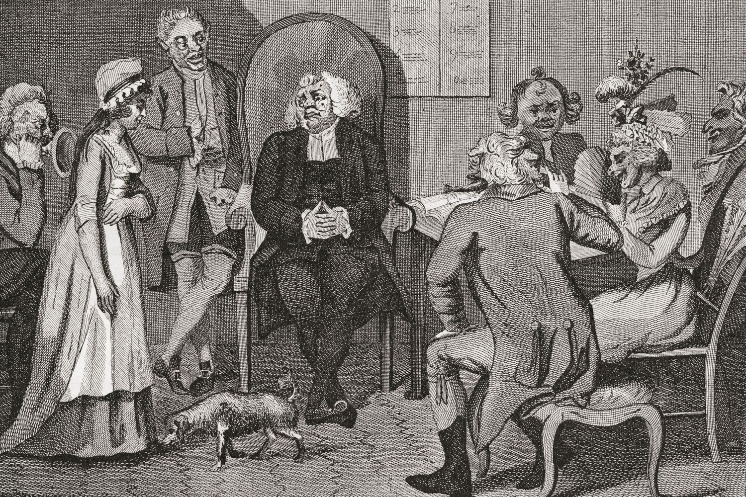 Un divorzio in una stampa inglese del 1780