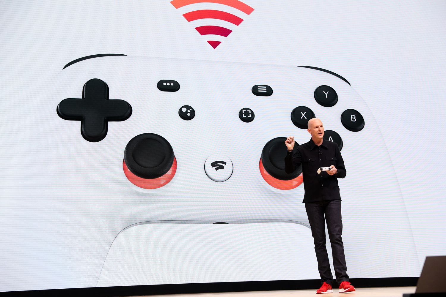 Il controller di Stadia presentato da Google