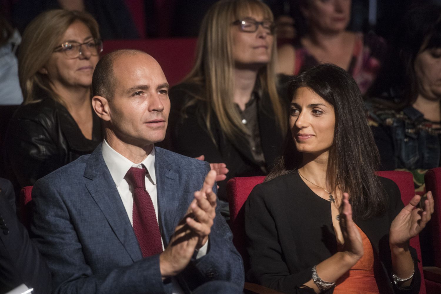 Daniele Frongia e Virginia Raggi