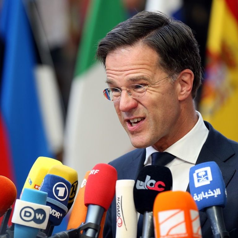 Il premier olandese Mark Rutte