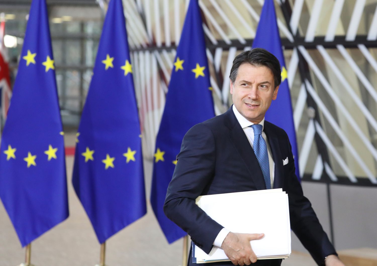 Giuseppe Conte a Bruxelles