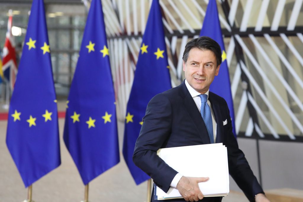 Giuseppe Conte a Bruxelles