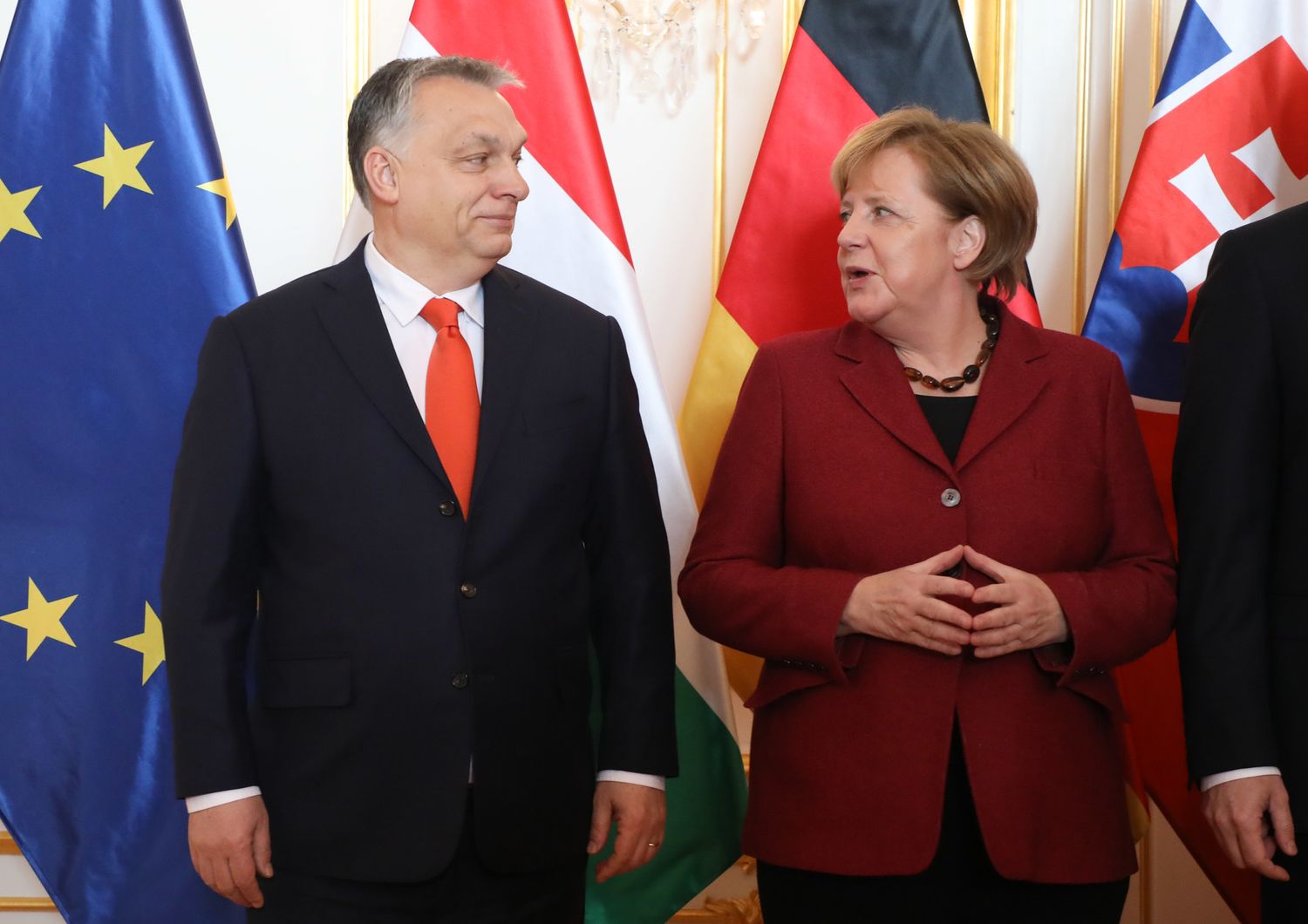 Orban e Merkel