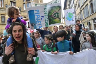 Una manifestazione Fridays for Future in Italia