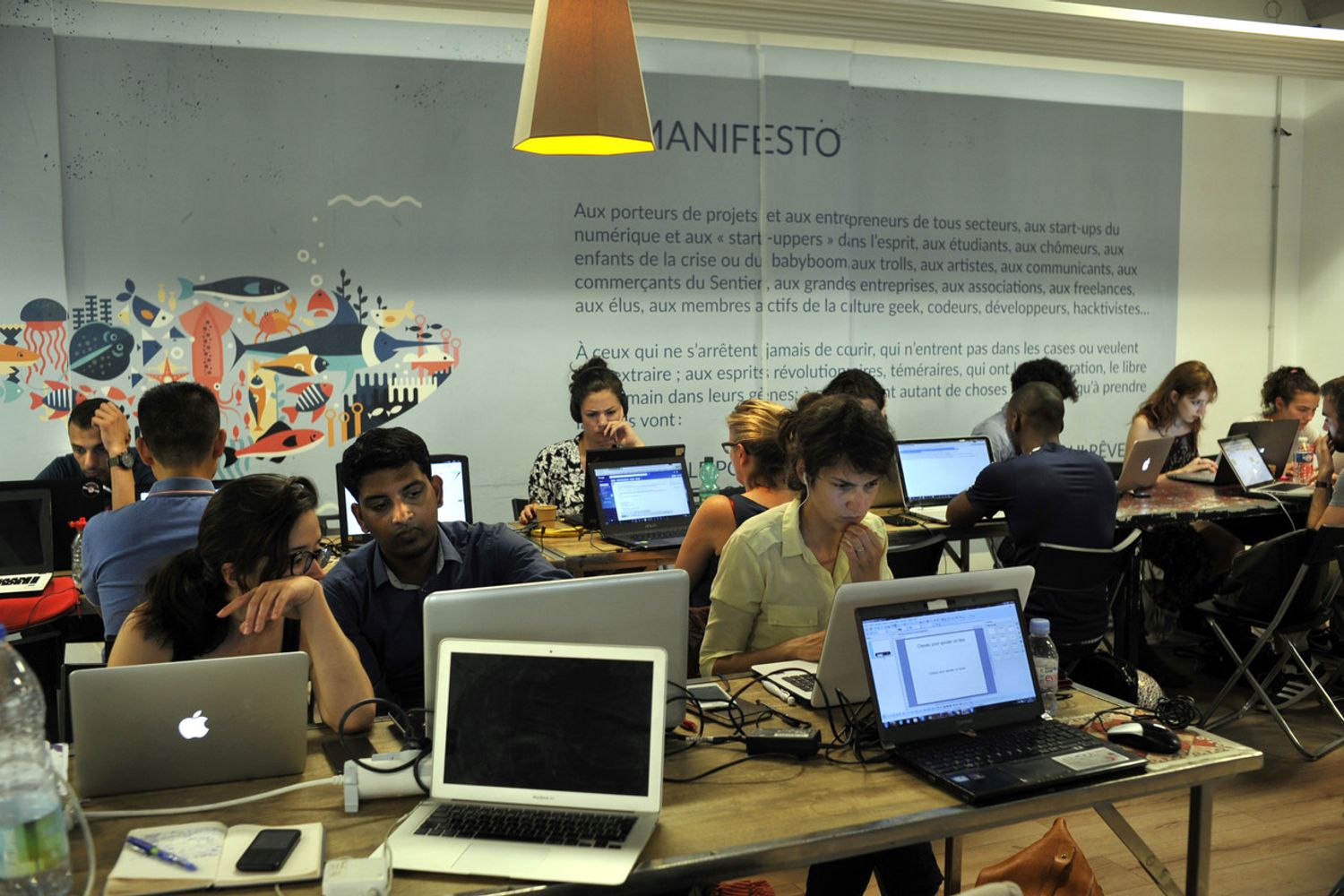 Uno spazio di coworking