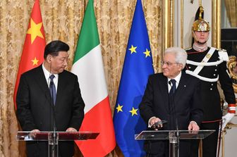 Xi Jinping e Mattarella
