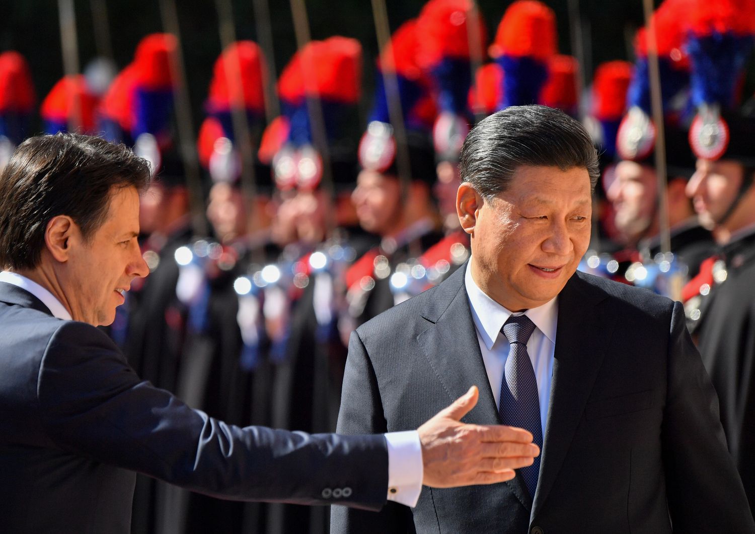 Giuseppe Conte e Xi Jinping