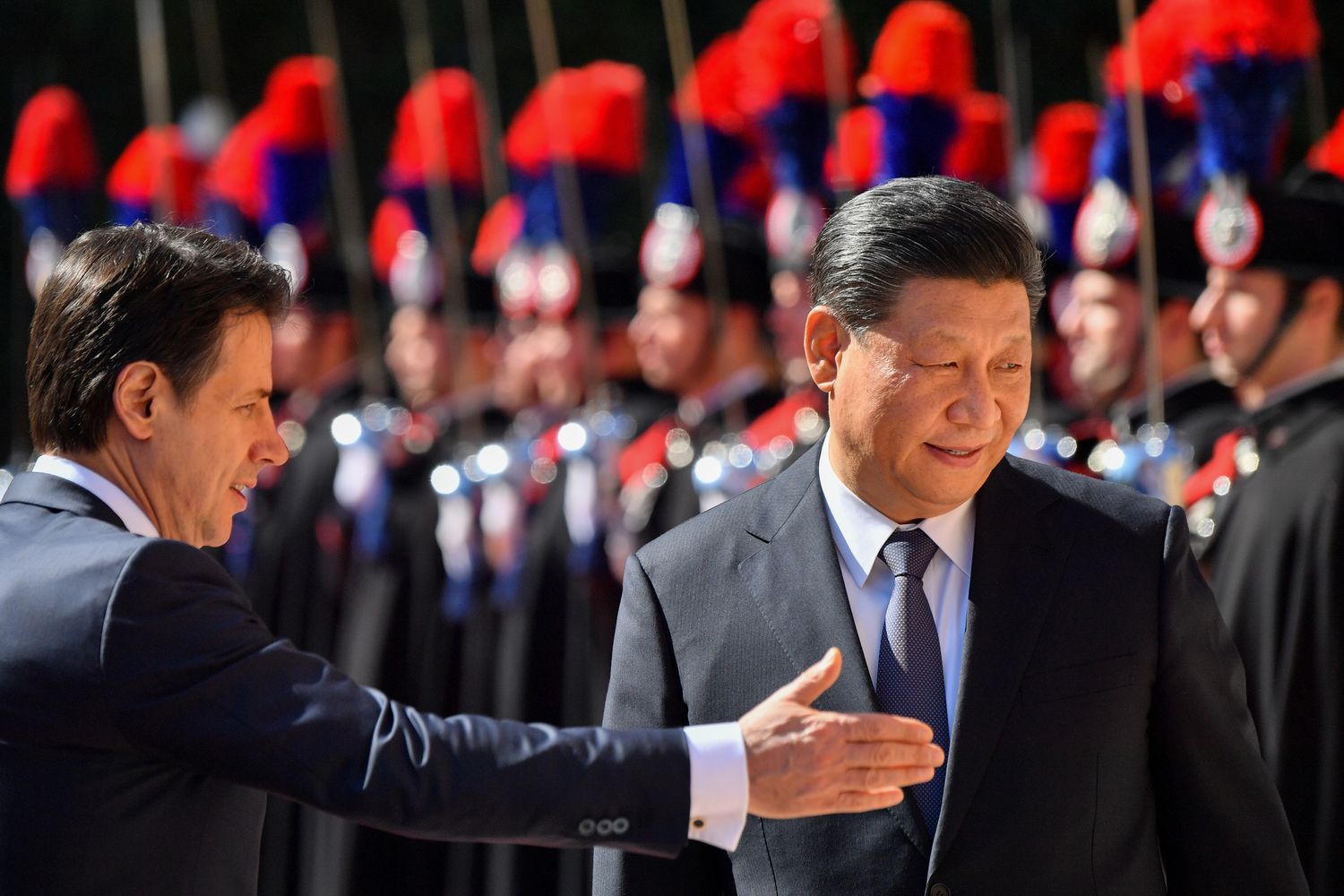 Giuseppe Conte e Xi Jinping