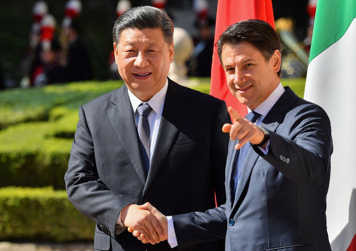 Xi Jinping e Giuseppe Conte