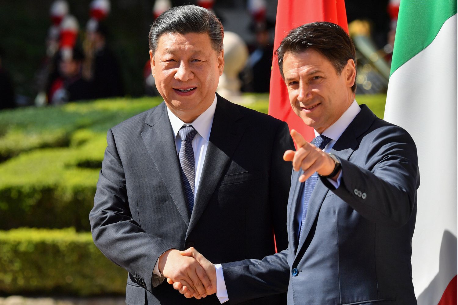 Xi Jinping e Giuseppe Conte