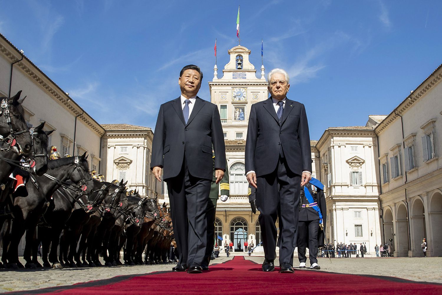 Xi Jinping e Mattarella