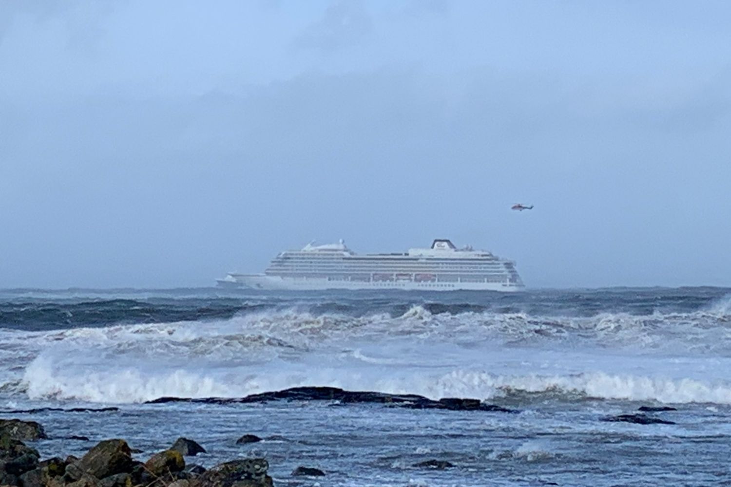La nave da crociera Viking Sky in avaria nelle acque di Norvegia