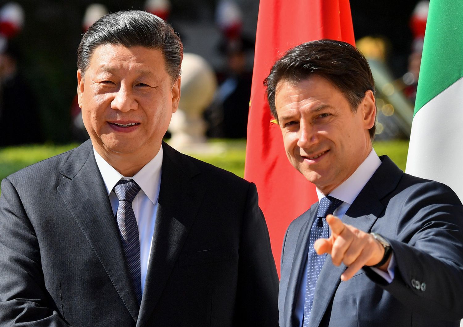 Xi Jinping e Giuseppe Conte