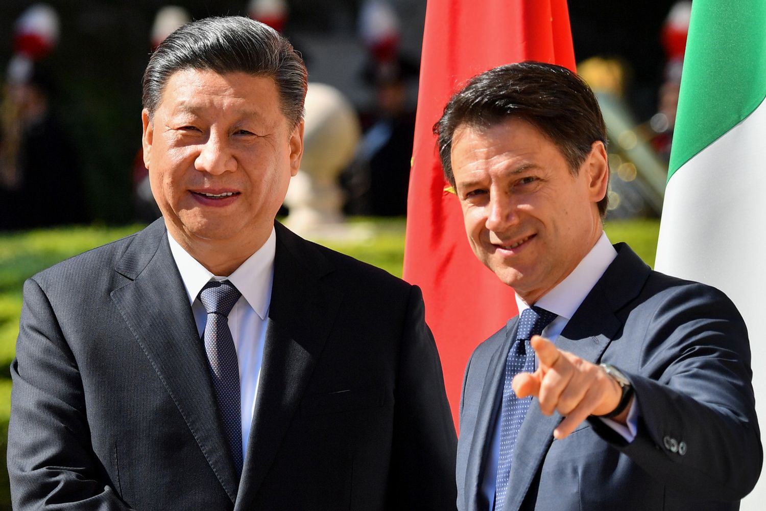Xi Jinping e Giuseppe Conte
