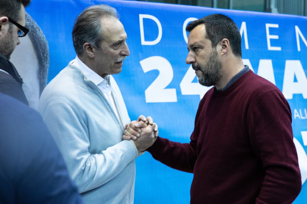 Vito Bardi e Matteo Salvini