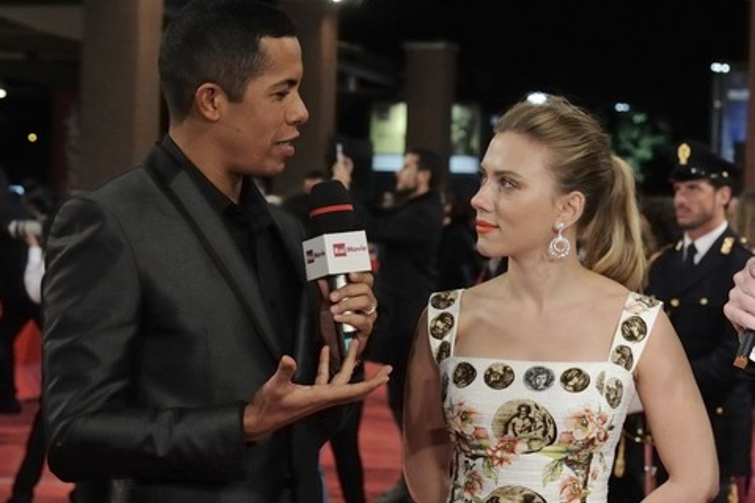 Livio Bashir e Scarlet Johansson