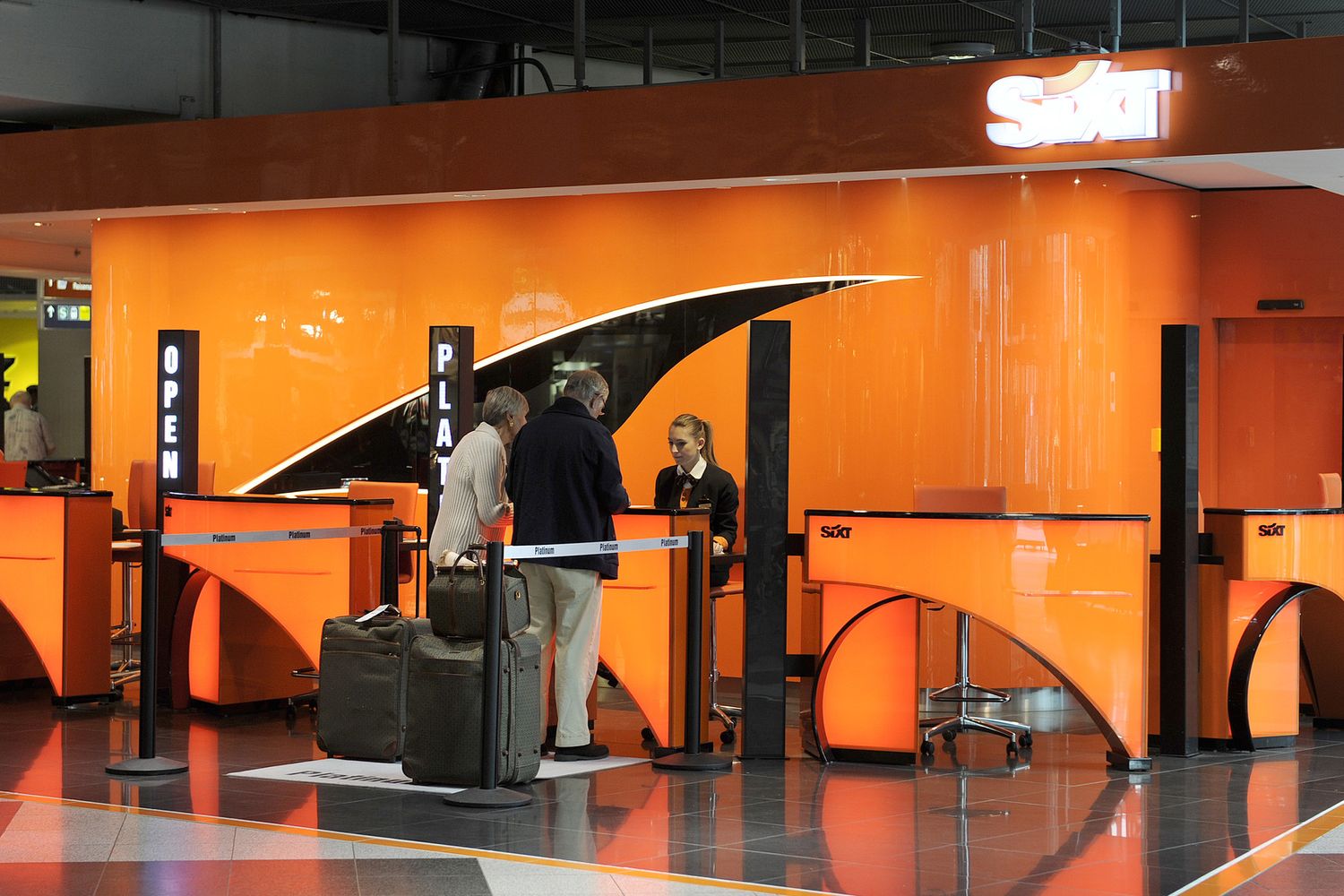 Il banco di un autonoleggio