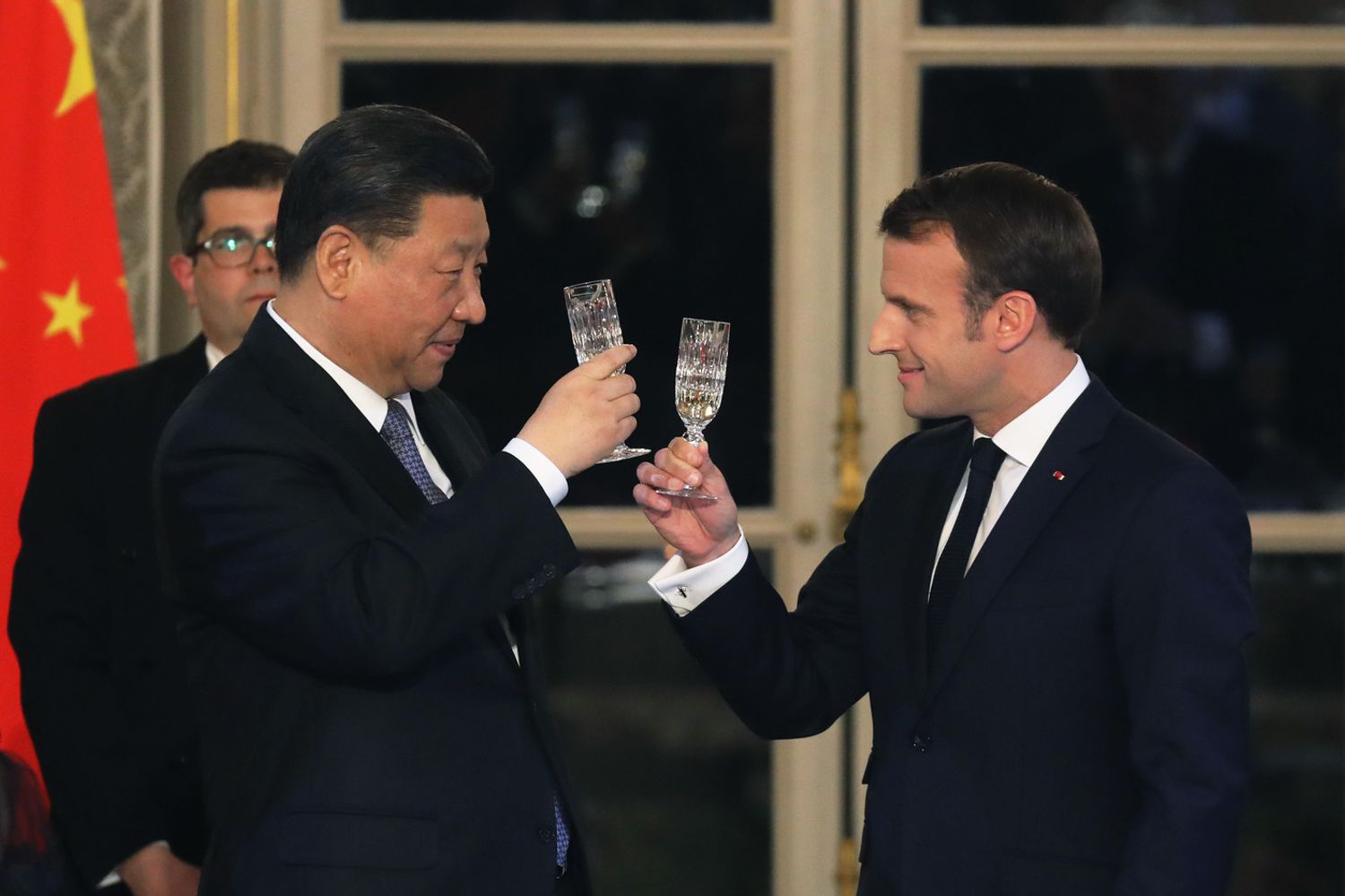 Xi Jinping e Emmanuel Macron